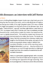 Riding with dinosaurs